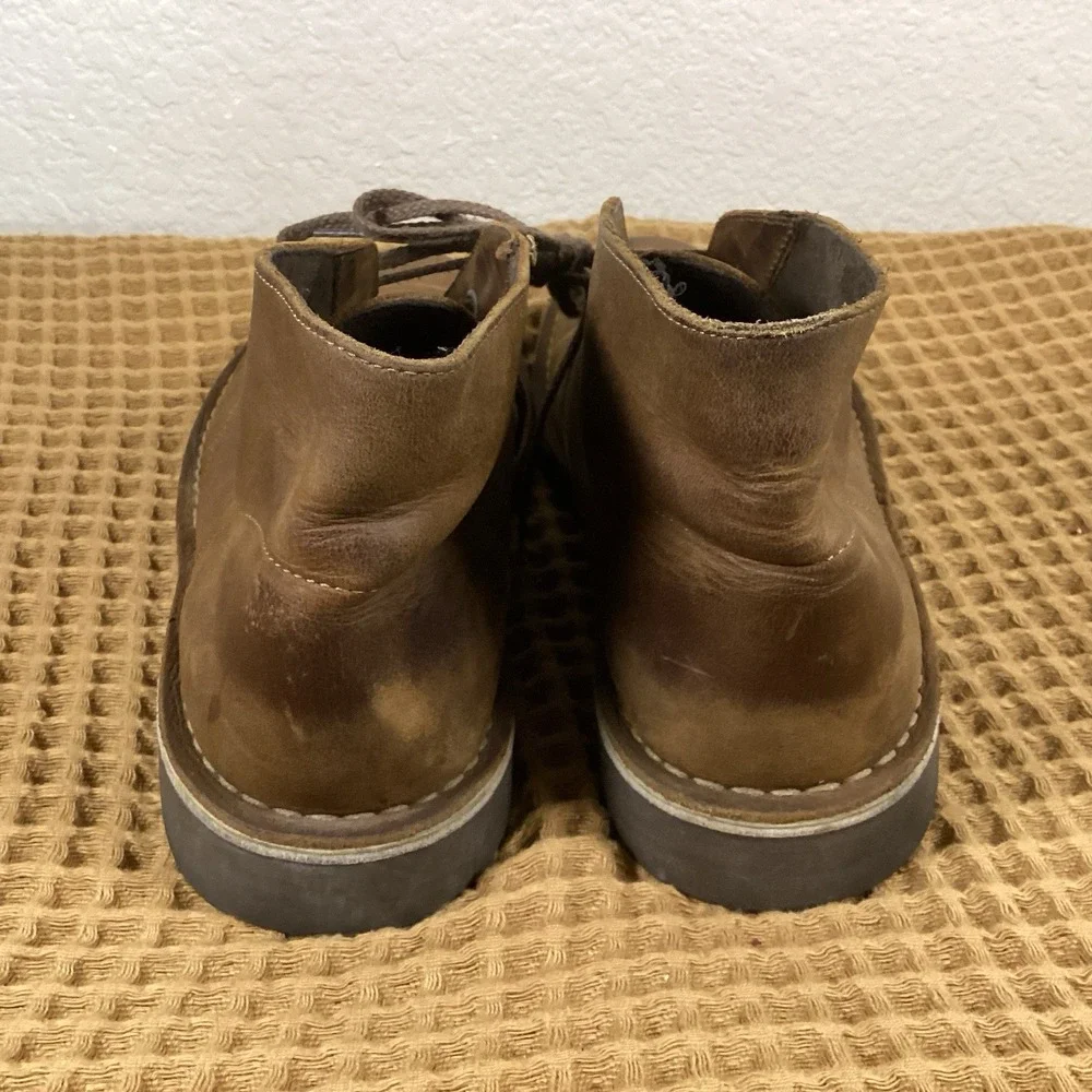 Clarks Desert Boots Mens Size 10.5 Brown Leather Chukka Ankle Boots